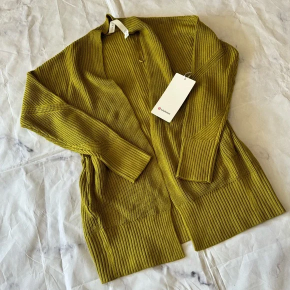 SOLD❤️🔥LULULEMON cashlu sweater wrap cardigan ✨ - Picture 7 of 16